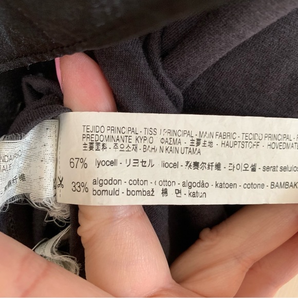 Zara Trafaluc Run Away Black Eagle Ruffle Tee - Picture 7 of 7